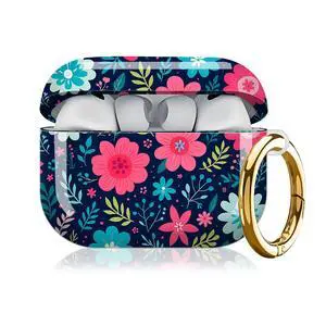 Compatible with AirPod Pro 3rd Generation Case 2025,Fashion Protective Cover with Keychain, Anti-Scratch, Drop Protection,Shockproof Cover for AirPod Pro 3 Women(Colorful Garden Flowers) Compatible with AirPod Pro 3rd Generation Case 2025,Fashion Protective Cover with Keychain, Anti-Scratch, Drop Protection,Shockproof Cover for AirPod Pro 3 Women(Colorful Garden Flowers)
