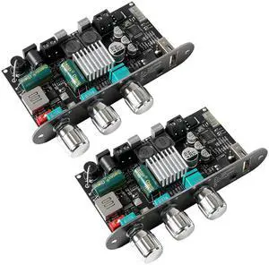 2PCS ZK-1001U Mono Amplifier Board, 100W Bluetooth5.3 Mini Amplifier | TPA3116D2 Chip, Amplifier Board with Boost, Treble and Bass for Home Audio DIY Speakers, Supports USB/AUX/BT Input, DC 9-24V 2PCS ZK-1001U Mono Amplifier Board, 100W Bluetooth5.3 Mini Amplifier | TPA3116D2 Chip, Amplifier Board with Boost, Treble and Bass for Home Audio DIY Speakers, Supports USB/AUX/BT Input, DC 9-24V