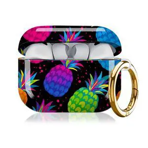 Compatible with AirPod Pro 3rd Generation Case 2025,Fashion Protective Cover with Keychain, Anti-Scratch, Drop Protection,Shockproof Cover for AirPod Pro 3 Women(Colorful Pineapple) Compatible with AirPod Pro 3rd Generation Case 2025,Fashion Protective Cover with Keychain, Anti-Scratch, Drop Protection,Shockproof Cover for AirPod Pro 3 Women(Colorful Pineapple)
