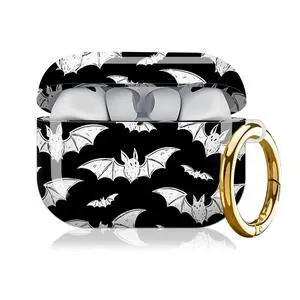 Compatible with AirPod Pro 3rd Generation Case 2025,Fashion Protective Cover with Keychain, Anti-Scratch, Drop Protection,Shockproof Cover for AirPod Pro 3 Women(Colorful Abstract Bats) Compatible with AirPod Pro 3rd Generation Case 2025,Fashion Protective Cover with Keychain, Anti-Scratch, Drop Protection,Shockproof Cover for AirPod Pro 3 Women(Colorful Abstract Bats)