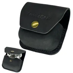 Belt Clip Airpod Case, Universal Leather Belt Holster for Airpod Pro, Samsung Galaxy Buds and Beats Studio Buds, Real Leather Earbuds Pouch for Belt, Black Color Belt Clip Airpod Case, Universal Leather Belt Holster for Airpod Pro, Samsung Galaxy Buds and Beats Studio Buds, Real Leather Earbuds Pouch for Belt, Black Color