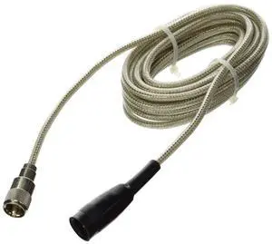 Antennas 305-820 18ft Coax Cable with PL-259 Connectors CB Antenna Mini 8 Cable, Clear Antennas 305-820 18ft Coax Cable with PL-259 Connectors CB Antenna Mini 8 Cable, Clear