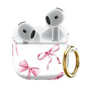 Compatiable with AirPod 4 Protective Case 2024, Soft Protective Case with Keychain for Women,Cute Shockproof Charging Case Cover for AirPod 4(Watercolor Ribbon Bow) Compatiable with AirPod 4 Protective Case 2024, Soft Protective Case with Keychain for Women,Cute Shockproof Charging Case Cover for AirPod 4(Watercolor Ribbon Bow)