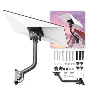 Gen 3/4/4X Mount for Starlink, Starlink Roof Mount | 180° & 360° Rotation Heavy Duty Adjustable Starlink Mount, Rust-Resistant Roof and Eave Mounting Kit for Outdoor Use(Curved) Gen 3/4/4X Mount for Starlink, Starlink Roof Mount | 180° & 360° Rotation Heavy Duty Adjustable Starlink Mount, Rust-Resistant Roof and Eave Mounting Kit for Outdoor Use(Curved)