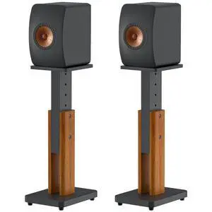 Height Adjustable Speaker Stands Pair for KEF LS50 Meta, LS50 Stand - Heavy Duty Wood Grain Floor Stand for KEF LS50 Meta, LS50 Wireless II Speaker Stand Hold Up to 50 LBS Height Adjustable Speaker Stands Pair for KEF LS50 Meta, LS50 Stand - Heavy Duty Wood Grain Floor Stand for KEF LS50 Meta, LS50 Wireless II Speaker Stand Hold Up to 50 LBS