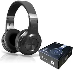 V5.0 Bluetooth Headphones Over Ear, Wireless Bluetooth On-Ear Stereo Earphones Noise Cancelling, Soft Memory-Protein Earmuffs, w/Mic (Black) V5.0 Bluetooth Headphones Over Ear, Wireless Bluetooth On-Ear Stereo Earphones Noise Cancelling, Soft Memory-Protein Earmuffs, w/Mic (Black)