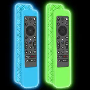 Silicone Cover Case for Sony RMF-TX920U Remote -Glow Green+Blue | Anti Slip Protective Sleeve for Sony RMF-TX910U RMF-TX900URMF-TX810U RMF-TX800U Universal Remote Control,Glow in the Dark Silicone Cover Case for Sony RMF-TX920U Remote -Glow Green+Blue | Anti Slip Protective Sleeve for Sony RMF-TX910U RMF-TX900URMF-TX810U RMF-TX800U Universal Remote Control,Glow in the Dark