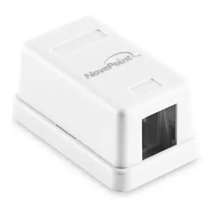 Keystone Jack Surface-Mount Box 1-Port White, 10-Pack Keystone Jack Surface-Mount Box 1-Port White, 10-Pack