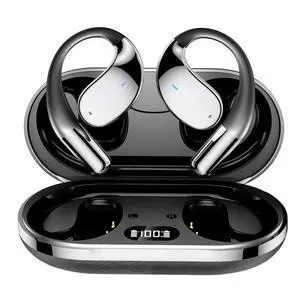 AI Real-Time Translation Wireless Bluetooth Earbuds, ANC Active Noise Cancelling Sports Headphones with 13mm Large Dynamic Driver, Open-Ear Bone Conduction Workout Earphones for iOS & Android AI Real-Time Translation Wireless Bluetooth Earbuds, ANC Active Noise Cancelling Sports Headphones with 13mm Large Dynamic Driver, Open-Ear Bone Conduction Workout Earphones for iOS & Android