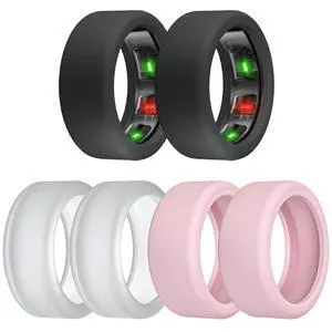 4/6 Pack Ring Cover for RingConn Gen 3/2/1 | Elastic Silicone Ring Protector for RingConn Gen 2 Air Working Out Accessories Men Women 4/6 Pack Ring Cover for RingConn Gen 3/2/1 | Elastic Silicone Ring Protector for RingConn Gen 2 Air Working Out Accessories Men Women