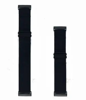 2-Pack Adjustable Elastic Bands, Wrist and Ankle bands with Tri-glide Slider for Fitbit Sense 1/2 or Versa 3/4, Stretchy Band for Men and Women, Black, Medium 2-Pack Adjustable Elastic Bands, Wrist and Ankle bands with Tri-glide Slider for Fitbit Sense 1/2 or Versa 3/4, Stretchy Band for Men and Women, Black, Medium