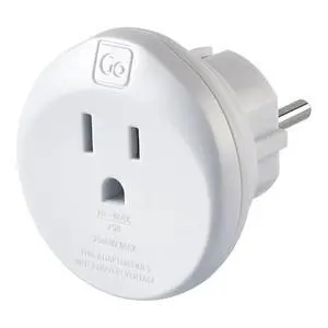 US to Europe Plug Adapter, Travel Adapter | Earthed Adapter for Small Electrical Devices, Travel Essentials for North American Travelers to Europe US to Europe Plug Adapter, Travel Adapter | Earthed Adapter for Small Electrical Devices, Travel Essentials for North American Travelers to Europe
