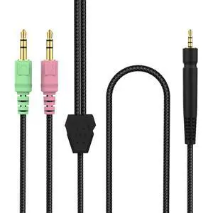 GSP 600 Cable Compatible with Sennheiser GSP 670, GSP 600, GSP 500, GSP 350, PC 373D, Game One, Game Zero Gaming Headset, 6.6ft GSP 600 Cable Compatible with Sennheiser GSP 670, GSP 600, GSP 500, GSP 350, PC 373D, Game One, Game Zero Gaming Headset, 6.6ft