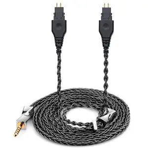 HD650 Audio Cable 8N Single Crystal Silver-Plated Mixed Cord Compatible with Sennheiser HD600 HD580 HD660S HD6XX HD565 HD545 Headphones 4.4mm Plug HD650 Audio Cable 8N Single Crystal Silver-Plated Mixed Cord Compatible with Sennheiser HD600 HD580 HD660S HD6XX HD565 HD545 Headphones 4.4mm Plug