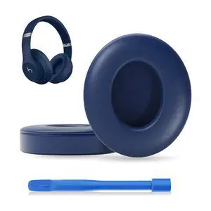 Replacement Ear Pads for Beats Studio 3 / Studio 2, EarPads for Studio3 / Studio2 Wireless Over-Ear Headphones, Blue Replacement Ear Pads for Beats Studio 3 / Studio 2, EarPads for Studio3 / Studio2 Wireless Over-Ear Headphones, Blue