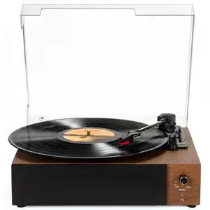 Portable Bluetooth Vinyl Record Player Turntable with Built-in Speakers, Rechargeable, Multiple Speeds (33/45/78 RPM) Retro Vintage Design for Home & Gifts Portable Bluetooth Vinyl Record Player Turntable with Built-in Speakers, Rechargeable, Multiple Speeds (33/45/78 RPM) Retro Vintage Design for Home & Gifts