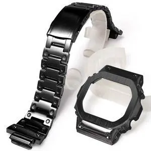 316L Stainless Steel Watch Band and Bezel Compatible with Casio GWM-5610 Watch Mod Kit Replacement 316L Stainless Steel Watch Band and Bezel Compatible with Casio GWM-5610 Watch Mod Kit Replacement