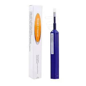 Fiber Pen Cleaner for LC/MU Connectors, 1.25mm UPC/APC Ferrule Cleaner, One-Push Fiber Optic Cleaning Tool with Extendable Probe (2.38 to 3.63), 800+ Cleans per Unit, Anti-Static 1 Pack Fiber Pen Cleaner for LC/MU Connectors, 1.25mm UPC/APC Ferrule Cleaner, One-Push Fiber Optic Cleaning Tool with Extendable Probe (2.38 to 3.63), 800+ Cleans per Unit, Anti-Static 1 Pack