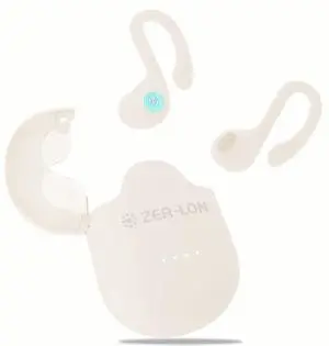 Wireless Earbuds, Bluetooth 5.3 Headphones 60hrs Playtime Noise Cancelling Wireless Headphones Waterproof Over-Ear Buds with Earhooks Built-in Mic Headset for Workout Sports (Cream) Wireless Earbuds, Bluetooth 5.3 Headphones 60hrs Playtime Noise Cancelling Wireless Headphones Waterproof Over-Ear Buds with Earhooks Built-in Mic Headset for Workout Sports (Cream)