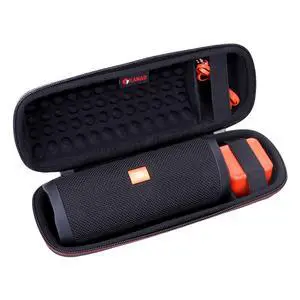 Case for JBL Flip 4/3 or Flip Essential 2/1 or JBL Grip or Sonos Roam 2/1 Waterproof Portable Speaker, Black Case for JBL Flip 4/3 or Flip Essential 2/1 or JBL Grip or Sonos Roam 2/1 Waterproof Portable Speaker, Black