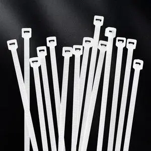 250 Pack Zip Ties 16 inch Clear Cable Tie Wraps 50 lbs Tensile Strength self-locking fastener Heavy Duty Wire Ties for Organization and Management of Electrical Cords, Plants, and Fences 250 Pack Zip Ties 16 inch Clear Cable Tie Wraps 50 lbs Tensile Strength self-locking fastener Heavy Duty Wire Ties for Organization and Management of Electrical Cords, Plants, and Fences