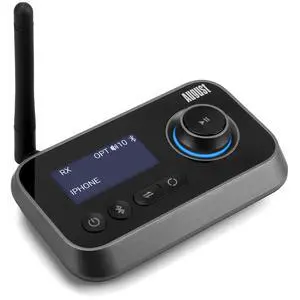 MR280 Bluetooth 5.0 Audio Transmitter Receiver | Dual Connection for TV Headphones and Hifi Speakers, Multipoint, Low Latency, Stereo, Volume Control, Optical RCA Jack 3.5mm MR280 Bluetooth 5.0 Audio Transmitter Receiver | Dual Connection for TV Headphones and Hifi Speakers, Multipoint, Low Latency, Stereo, Volume Control, Optical RCA Jack 3.5mm