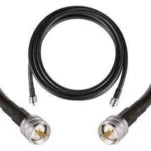10ft CB Coax Cable, KMR400 Coaxial Cable, UHF PL259 Male to Male Low Loss CB Antenna Cables, 50 Ohm for HAM Radio, Antenna Analyzer, Dummy Load, SWR Meter 10ft CB Coax Cable, KMR400 Coaxial Cable, UHF PL259 Male to Male Low Loss CB Antenna Cables, 50 Ohm for HAM Radio, Antenna Analyzer, Dummy Load, SWR Meter