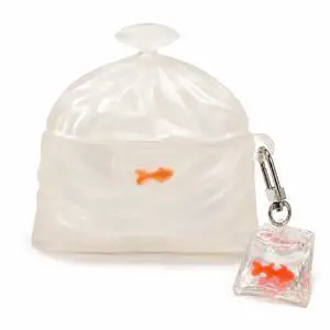 3D Funny Goldfish Bag Silicone Case Cover Compatible with AirPods 1/2/3/4 Generation, 3D Cartoon Earphone Protective Case for Airpods Pro/ Pro2 with Keychain (AirPods Pro/2) 3D Funny Goldfish Bag Silicone Case Cover Compatible with AirPods 1/2/3/4 Generation, 3D Cartoon Earphone Protective Case for Airpods Pro/ Pro2 with Keychain (AirPods Pro/2)
