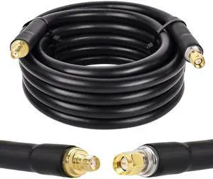 10FT KMR400 SMA Male to SMA Female Low-Loss Coax Cable for 3G 4G LTE, 5G Modems/Routers, Ham, ADS-B, SDR, GPS 10FT KMR400 SMA Male to SMA Female Low-Loss Coax Cable for 3G 4G LTE, 5G Modems/Routers, Ham, ADS-B, SDR, GPS