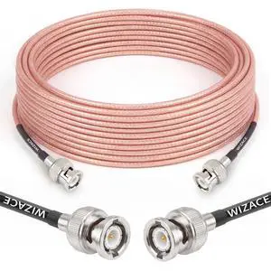 35ft BNC Male to Male Cable, RG316 Low Loss BNC Male to Male Extension Coax Cable for Antenna Analyzer, CB Radio, Security CCTV Camera 35ft BNC Male to Male Cable, RG316 Low Loss BNC Male to Male Extension Coax Cable for Antenna Analyzer, CB Radio, Security CCTV Camera