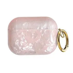 Compatible with AirPods Pro 3 (2025) Case Soft TPU with Cute Golden Keychain Cover Leopard Paint Case for Girls Women for Airpod Pro 3 - Pink Compatible with AirPods Pro 3 (2025) Case Soft TPU with Cute Golden Keychain Cover Leopard Paint Case for Girls Women for Airpod Pro 3 - Pink