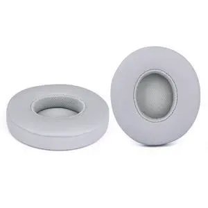 Solo 2.0 Wired Replacement Earpads, Memory Foam Ear Cushion Cover for Beats Solo 2.0 Wired On Ear Headphones by Dr. Dre ONLY, (Does NOT FIT Solo 2.0/3.0 Wireless) (Grey) Solo 2.0 Wired Replacement Earpads, Memory Foam Ear Cushion Cover for Beats Solo 2.0 Wired On Ear Headphones by Dr. Dre ONLY, (Does NOT FIT Solo 2.0/3.0 Wireless) (Grey)