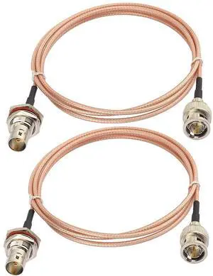 SDI Cable 3ft 2-Pack 75 Ohm BNC Male to BNC Female Bulkhead Cable | Thin RG179 SDI Video Cables Flexible for HD-SDI 3G-SDI Camera Monitor Converter CCTV Broadcast Recorder SDI Cable 3ft 2-Pack 75 Ohm BNC Male to BNC Female Bulkhead Cable | Thin RG179 SDI Video Cables Flexible for HD-SDI 3G-SDI Camera Monitor Converter CCTV Broadcast Recorder