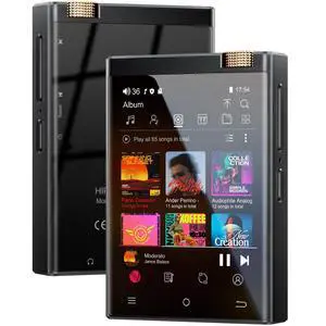 HiFi MP3 Player with Bluetooth and WiFi, Lossless DSD High-Resolution Digital Audio Music Player, High-Resolution Portable Audio Player with 64GB Card, Supports up to 1TB HiFi MP3 Player with Bluetooth and WiFi, Lossless DSD High-Resolution Digital Audio Music Player, High-Resolution Portable Audio Player with 64GB Card, Supports up to 1TB