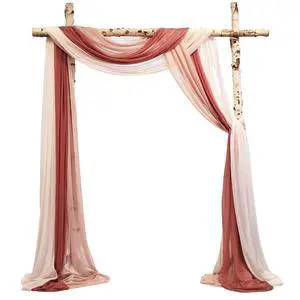 2.5x19.5 ft Wedding Arch Draping Fabric, 3 Panels Draping Fabric Arbor Drapery for Party Bridal Ceremony Backdrop Wedding Stage Reception Decorations, Mauve, Dusty & Light Pink 2.5x19.5 ft Wedding Arch Draping Fabric, 3 Panels Draping Fabric Arbor Drapery for Party Bridal Ceremony Backdrop Wedding Stage Reception Decorations, Mauve, Dusty & Light Pink