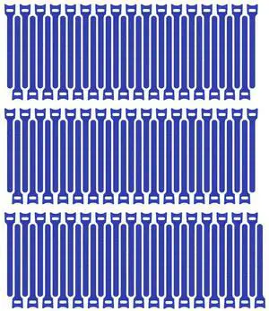 100pcs Reusable Fastening Cable Ties Adjustable Wire Management 8 Inch (Blue) 100pcs Reusable Fastening Cable Ties Adjustable Wire Management 8 Inch (Blue)