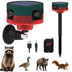 Solar Outdoor Motion Sensor Alarm: Upgraded 360° Motion Detector 130dB Loud Siren, Remote Control, Porch Security Protector & Camping Safety Device for Yard/Garden Outdoor Areas Solar Outdoor Motion Sensor Alarm: Upgraded 360° Motion Detector 130dB Loud Siren, Remote Control, Porch Security Protector & Camping Safety Device for Yard/Garden Outdoor Areas