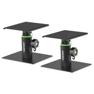 2-Pack Studio Monitor Stand Small 6" Tall Tablet Stand Holders | Desktop Speaker Stands, Height Adjustable, For Small Speakers, Projector, HiFi, Bluetooth Speakers 2-Pack Studio Monitor Stand Small 6" Tall Tablet Stand Holders | Desktop Speaker Stands, Height Adjustable, For Small Speakers, Projector, HiFi, Bluetooth Speakers