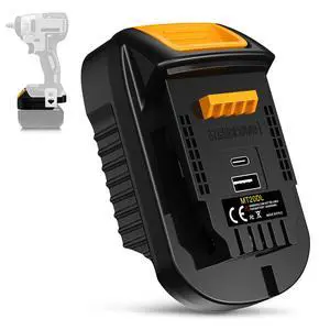 MT20DL Battery Adapter for Makita 18V to for Dewalt 20V MAX Battery Converter with USB-A & Type-C Charging Port,Compatible with Makita BL1830 BL1850 BL1860 for Dewalt 20V Cordless Power Tools MT20DL Battery Adapter for Makita 18V to for Dewalt 20V MAX Battery Converter with USB-A & Type-C Charging Port,Compatible with Makita BL1830 BL1850 BL1860 for Dewalt 20V Cordless Power Tools