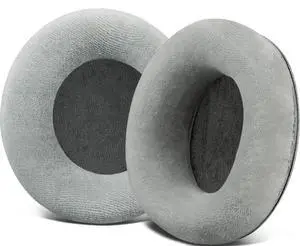 Velour Professional Replacement Earpads Cushions for AKG K701, K702, Q701, Q702, K601, K612, K712 Headphones, Ear Pads with Softer Velour, High-Density Foam - Grey Velour Professional Replacement Earpads Cushions for AKG K701, K702, Q701, Q702, K601, K612, K712 Headphones, Ear Pads with Softer Velour, High-Density Foam - Grey