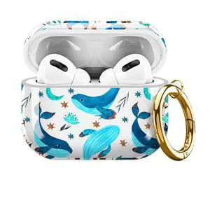 for Cute Airpods Pro 3 Case Clear, Soft TPU Air Pods Pro 3rd Generation Cover Protective Skin Girl Women with Gold Keychain for iPod Pro 3 Gen 2025 - Whales and Stars for Cute Airpods Pro 3 Case Clear, Soft TPU Air Pods Pro 3rd Generation Cover Protective Skin Girl Women with Gold Keychain for iPod Pro 3 Gen 2025 - Whales and Stars