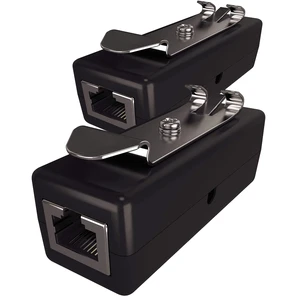 DIN Rail Mount Ethernet Surge Protector (2 Pack) - TP309x2 PoE+ and Gigabit (1000 Mbps) compatibility, easily clips onto 19 in rack or DIN rail DIN Rail Mount Ethernet Surge Protector (2 Pack) - TP309x2 PoE+ and Gigabit (1000 Mbps) compatibility, easily clips onto 19 in rack or DIN rail