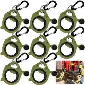 Zip Tie Holder Cable Tie Holder Heavy-Duty Colored Upgraded for Tool Belt Organized Strong Efficient for Electrician Tool Storage Reusable Portable 8 Pack (Green) Zip Tie Holder Cable Tie Holder Heavy-Duty Colored Upgraded for Tool Belt Organized Strong Efficient for Electrician Tool Storage Reusable Portable 8 Pack (Green)