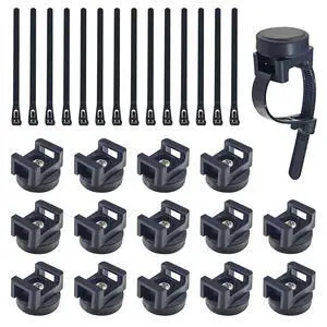 15pcs Magnetic Cable Zip Tie Base, Wire Cable Holder, Cable Ties Mount Wire Clips, Cable Management Base Organization, Multipurpose for Cable Wire Holder Clip (Black) 15pcs Magnetic Cable Zip Tie Base, Wire Cable Holder, Cable Ties Mount Wire Clips, Cable Management Base Organization, Multipurpose for Cable Wire Holder Clip (Black)