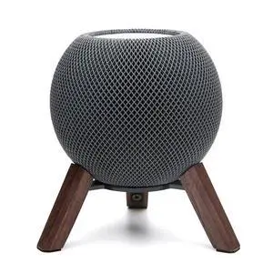 Wooden Desktop Speaker Stand for HomePod Mini, Wood Tripod Desk Stand Holder Wooden Desktop Speaker Stand for HomePod Mini, Wood Tripod Desk Stand Holder