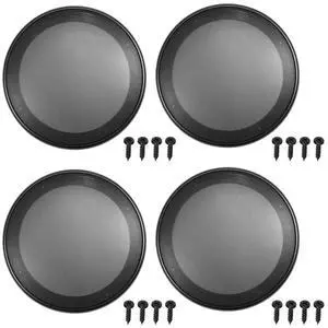 4Pcs 6.5" Speaker Subwoofer Grill Cover, Metal Frame with Metal Mesh | Car Audio Speaker SubWoofer Waffle Grill Cover Guard Protector for Cabinets, Home Theater with Screws 4Pcs 6.5" Speaker Subwoofer Grill Cover, Metal Frame with Metal Mesh | Car Audio Speaker SubWoofer Waffle Grill Cover Guard Protector for Cabinets, Home Theater with Screws