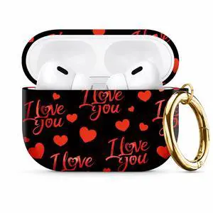 Compatible with AirPod Pro 3 Case 2025,Shockproof Protective Cover with Keychain,Multi-Theme Graphic Design Shell for Men Women,Ideal for Gym&Travel(I Love You Hearts) Compatible with AirPod Pro 3 Case 2025,Shockproof Protective Cover with Keychain,Multi-Theme Graphic Design Shell for Men Women,Ideal for Gym&Travel(I Love You Hearts)