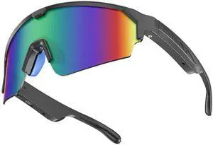 Bluetooth Audio Smarts Sports Glasses for Men Women, Gradient Blue | Open-Ear Speakers, Hands-Free Calls, UV400 Protection, IPX5 Waterproof, Polarized Sunglasses for Cycling Running Hiking Bluetooth Audio Smarts Sports Glasses for Men Women, Gradient Blue | Open-Ear Speakers, Hands-Free Calls, UV400 Protection, IPX5 Waterproof, Polarized Sunglasses for Cycling Running Hiking