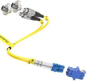 0.7 ft LC to FC Fiber Optic Adapter Cable Singlemode Duplex Hybrid Mutual | Singlemode 9/125 LCFC duplex jumperbidirectional interconnectionsupports 1G100G transmission10km@1310nm/40km@1550nm 0.7 ft LC to FC Fiber Optic Adapter Cable Singlemode Duplex Hybrid Mutual | Singlemode 9/125 LCFC duplex jumperbidirectional interconnectionsupports 1G100G transmission10km@1310nm/40km@1550nm