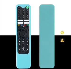 Glowing Anti-Slip Remote rase for Sony TV RMF-TX621U RMF-TX520U RMF-TX500T RMF-TX621E RMF-TX520E Remote Controller Shockproof Washable Skin-Friendly Anti-Lost Remote Cover with Loop(Blue) Glowing Anti-Slip Remote rase for Sony TV RMF-TX621U RMF-TX520U RMF-TX500T RMF-TX621E RMF-TX520E Remote Controller Shockproof Washable Skin-Friendly Anti-Lost Remote Cover with Loop(Blue)